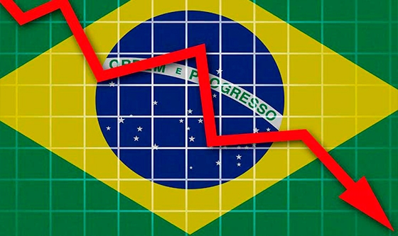 Economía de Brasil se contrajo 5,9% en primer semestre y está oficialmente en recesión