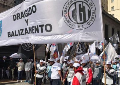 Dragado estatal: reclaman mejoras en las condiciones de trabajo