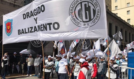 Dragado estatal: reclaman mejoras en las condiciones de trabajo