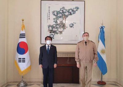 El Prefecto Nacional Naval se reunió con el Embajador Extraordinario y Plenipotenciario de Corea