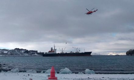 Se encuentra varado en la Antártida el buque frigorífico La Manche