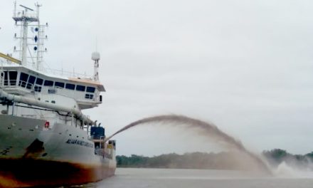 Dragado vital en el río Paraguay que permitirá recuperar la navegabilidad del canal en el tramo binacional
