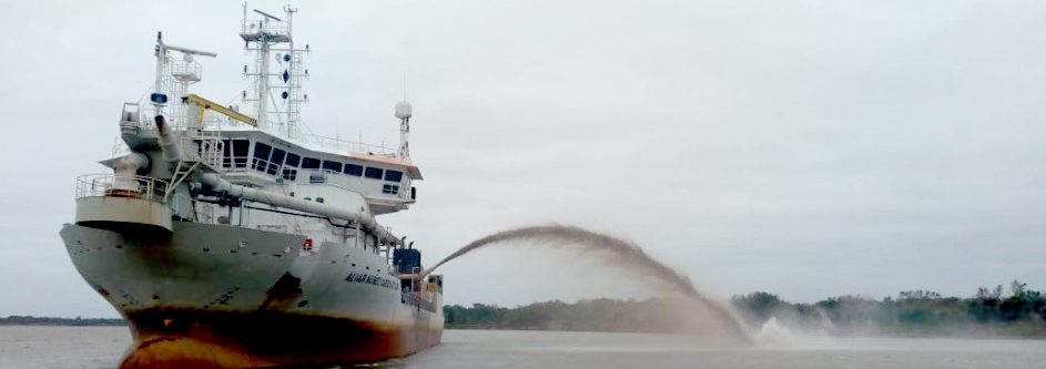 Dragado vital en el río Paraguay que permitirá recuperar la navegabilidad del canal en el tramo binacional
