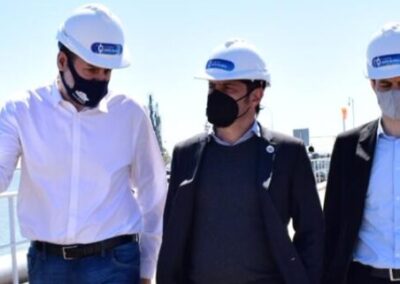 Kicillof visita por primera vez el Puerto de Bahía Blanca