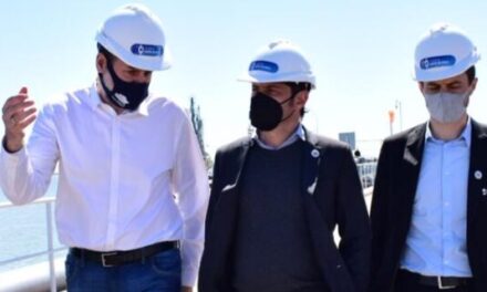 Kicillof visita por primera vez el Puerto de Bahía Blanca