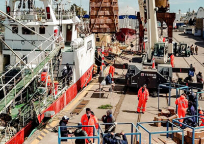 Crece la actividad pesquera en Bahía Blanca