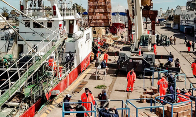 Crece la actividad pesquera en Bahía Blanca