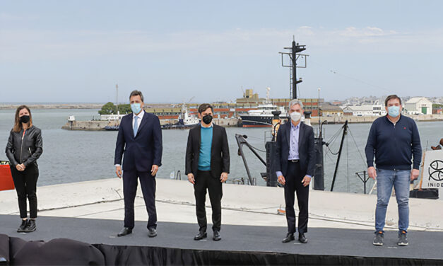 Meoni en Mar del Plata: Trabajamos para darle durabilidad al puerto