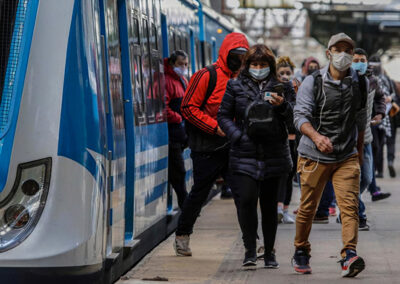 Martes 26 de mayo, un 23 % de los pasajeros usó el transporte público