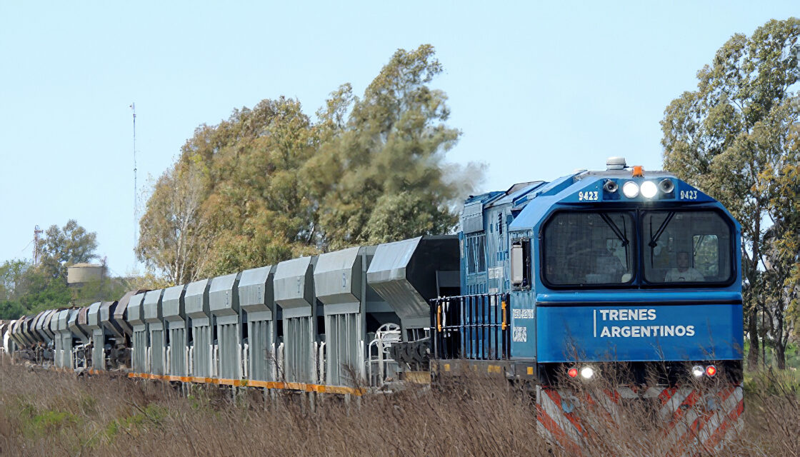 Durante el primer cuatrimestre de 2020, aumentó la carga transportada en tren