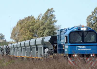 Durante el primer cuatrimestre de 2020, aumentó la carga transportada en tren