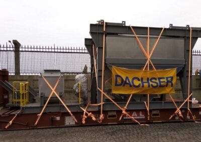 Dachser Brasil transporta toda una planta de fabricación de asfalto desde Brasil a las Islas Vírgenes