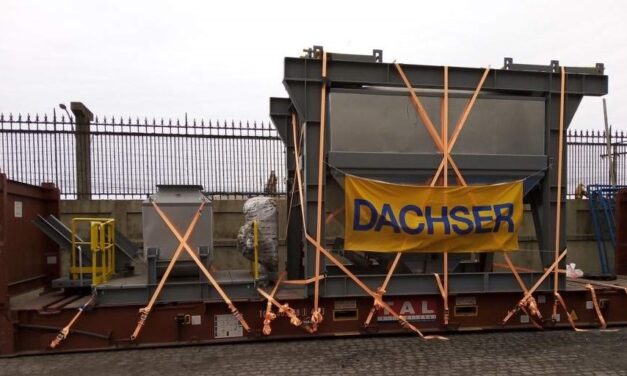 Dachser Brasil transporta toda una planta de fabricación de asfalto desde Brasil a las Islas Vírgenes