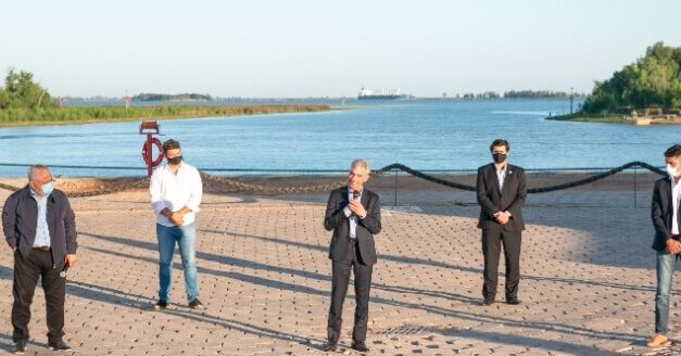 Meoni anunció obras necesarias para recuperar el Puerto de San Pedro: “estas obras son la verdadera manera de hacer soberanía”
