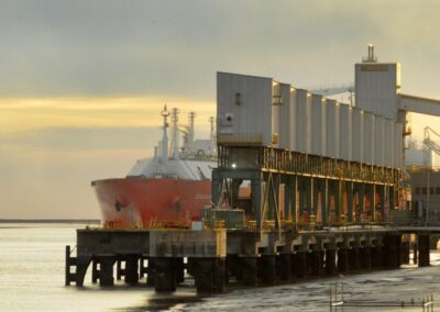 El maíz lideró el volumen de cargas desde el puerto de Bahía Blanca