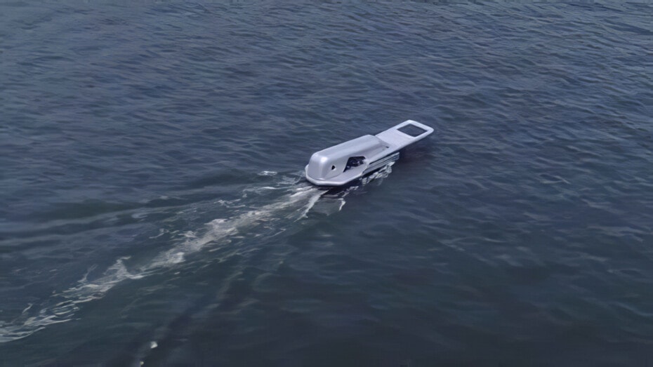 Crean un barco con forma de cremallera que ‘desabrocha’ el agua