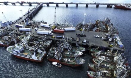 Suspenden la salida de buques del puerto de Rawson hasta nuevo aviso