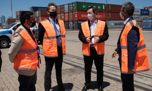 El Puerto de Buenos Aires recibió la visita de Julián Obaid, presidente de la Junta de Seguridad del Transporte