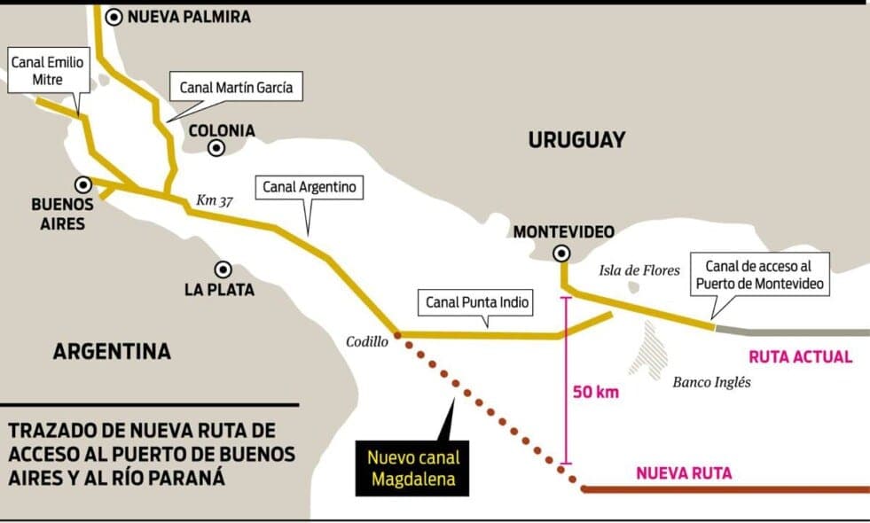 Destacan la habilitación del canal Magdalena como motor del comercio fluvial y marítimo
