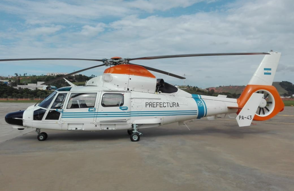 Prefectura recibirá su primer helicóptero Dauphin modernizado