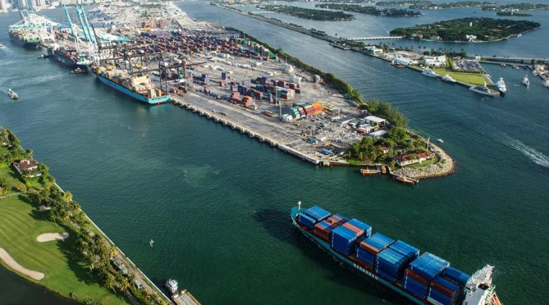 Nuevo récord de carga en el puerto de Miami