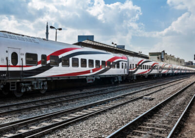 En 2020, TMH entregó más de 200 coches de pasajeros a Ferrocarriles Nacionales de Egipto