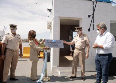 Se inauguraron nuevas instalaciones para el personal de la Prefectura en el Puerto Dock Sud