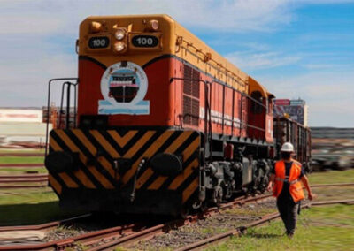 Puerto Buenos Aires incrementó un 80% el movimiento ferroviario