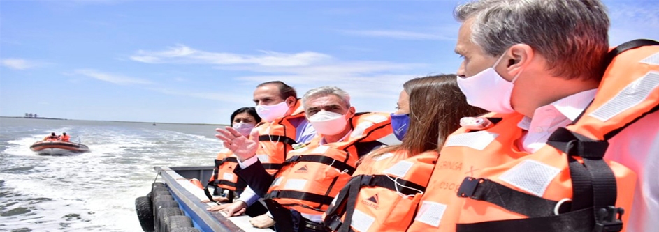 El Ministro de Transporte recorrió el Puerto de Bahía Blanca