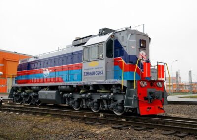 TMH envió dos locomotoras de maniobra a Mongolia