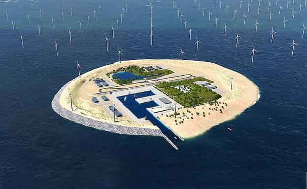 Dinamarca construirá un gigantesco centro de energía eólica en el mar del Norte