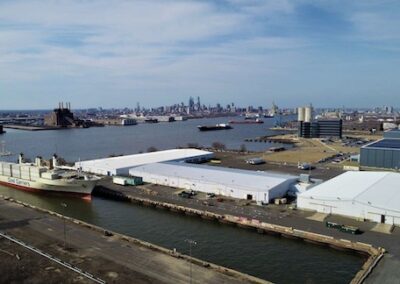 “El puerto de Filadelfia es donde ingresa la mayor parte de las exportaciones de frutas de Argentina”