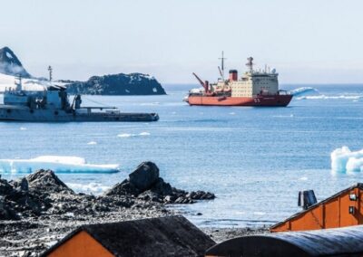 El rompehielos “Almirante Irízar” concluyó la campaña antártica y está de regreso en Ushuaia