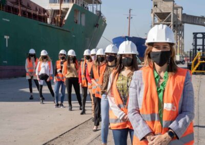 Se cumple un año del inicio de la gestión de Carla Monrabal en el Puerto Dock Sud