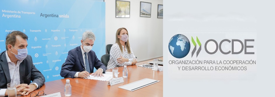 Meoni firmó acuerdo de cooperación con la OCDE para garantizar transparencia de la licitación del proyecto hidrovía Paraná- Paraguay