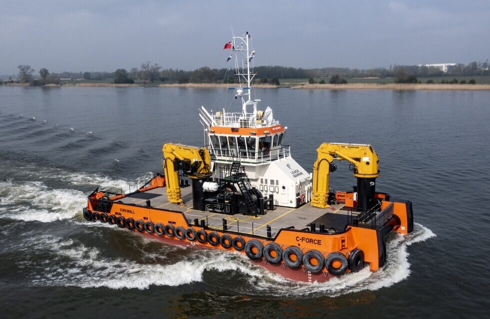 Damen entrega Multi Cat a Leask Marine en un tiempo récord