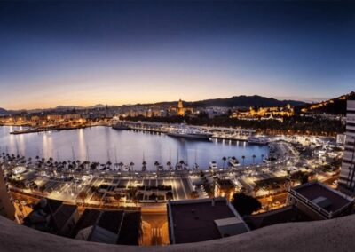 La terminal de megayates del puerto de Málaga, operativa para final de año