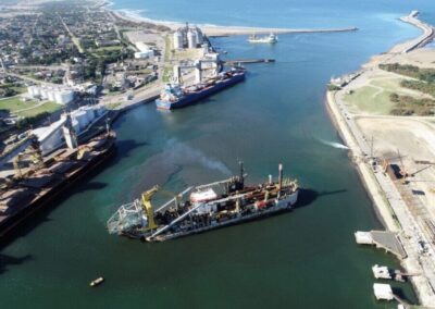 Puerto Quequén destacó haber exportado 1 millón de toneladas del granos en lo que va del año