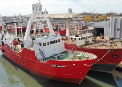 Red Chamber reparó a nuevo el barco Cabo Vírgenes