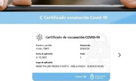 El Gobierno lanzó un pasaporte sanitario para los vacunados contra el coronavirus