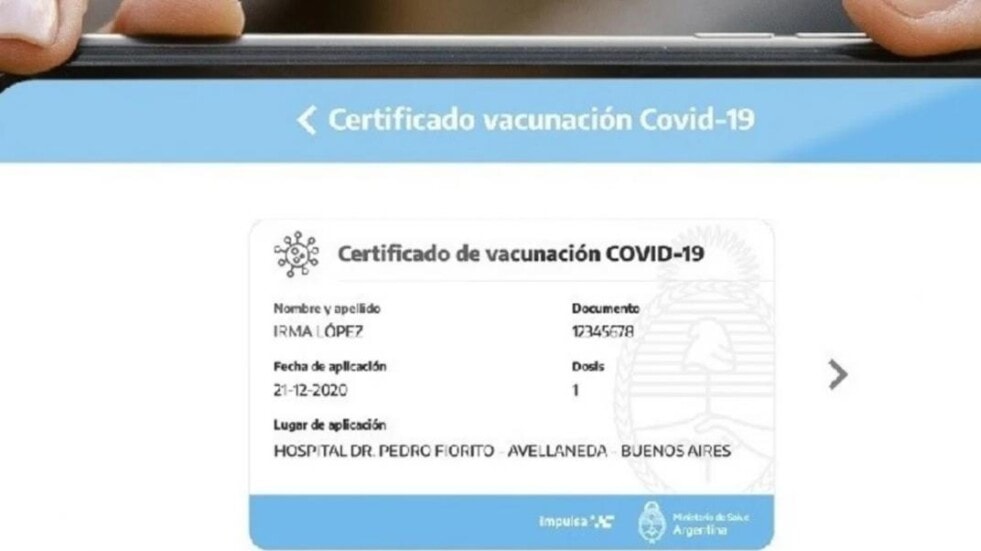 El Gobierno lanzó un pasaporte sanitario para los vacunados contra el coronavirus