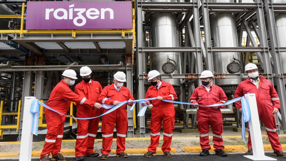 Raízen inauguró planta en Dock Sud con una inversión de u$s8 millones