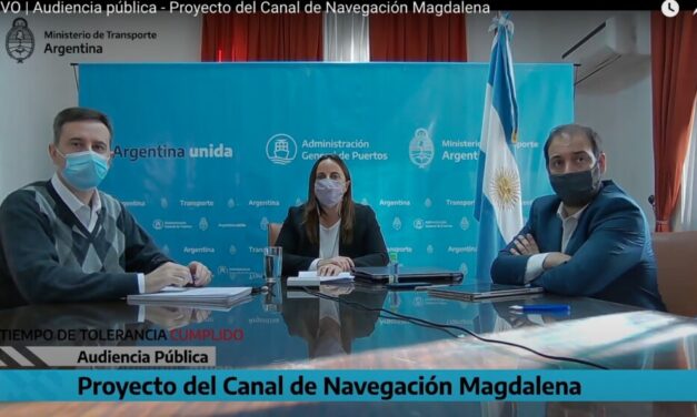 Ahora: se desarrolla la audiencia pública por el Canal Magdalena, enlace en la noticia