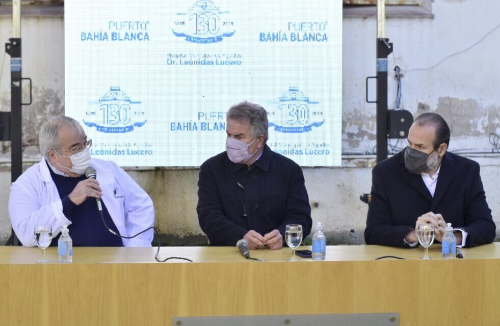 El puerto Bahía Blanca colabora con el hospital municipal