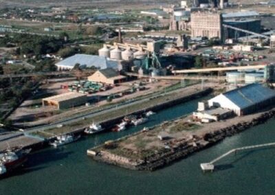 Se descargaron 281.835 toneladas de granos en el puerto de Bahía Blanca