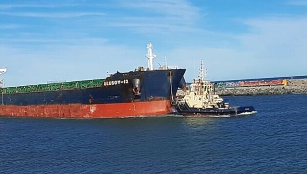 Puerto Quequén iguala su marca de siete movimientos en una jornada