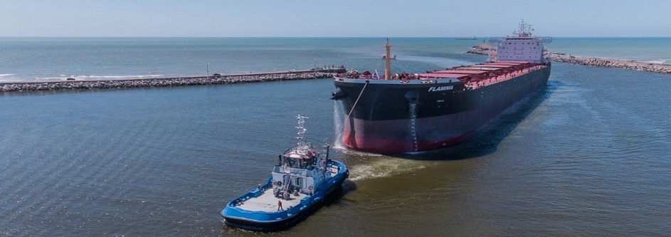 Quequén: casi 2,4 millones de toneladas de granos se exportaron en el primer cuatrimestre