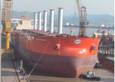 Un VLOC de nueva construcción es el primer granelero impulsado por viento