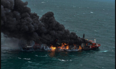 Sri Lanka enfrenta la peor contaminación costera de la historia por la quema de un barco
