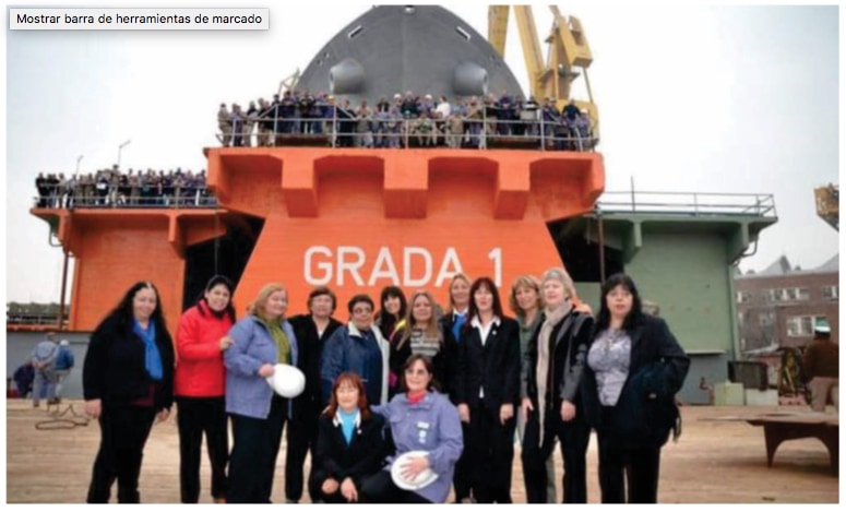 En Astillero Río Santiago presentan el libro “Mujeres que hacen barcos”